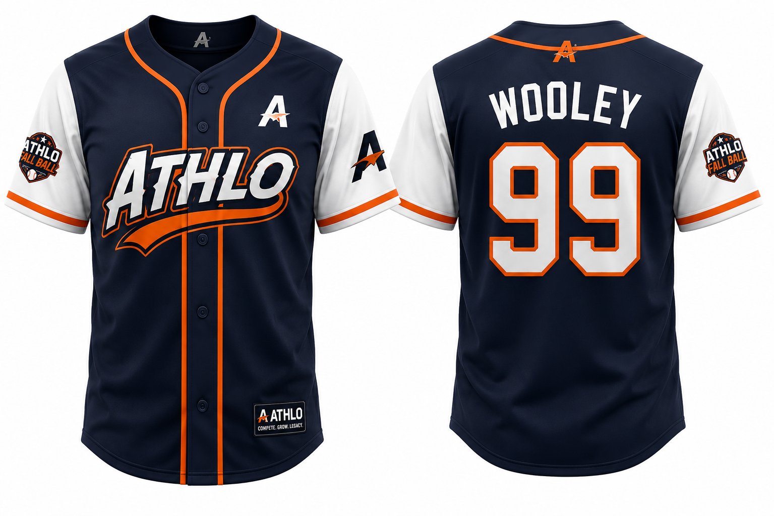 Athlo sponsored team jersey example